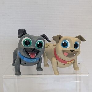 Disney Junior Puppy Dog Pals Rolly & Bingo Action Figure Toy Walking tested and